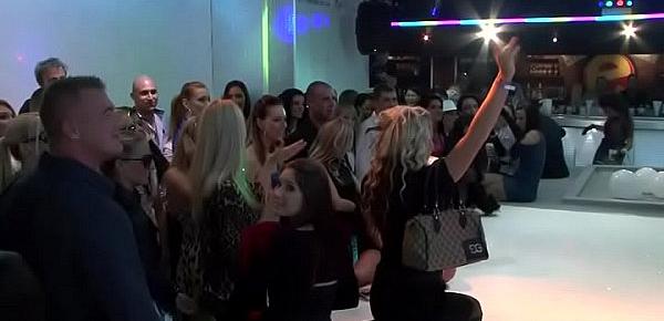 Steamy sexy club actions